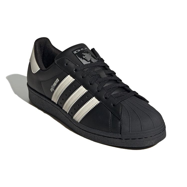 Adidas Originals Superstar 80S Comfortable Versatile Low-Top Sneakers Unisex Sneakers Black White IF6291