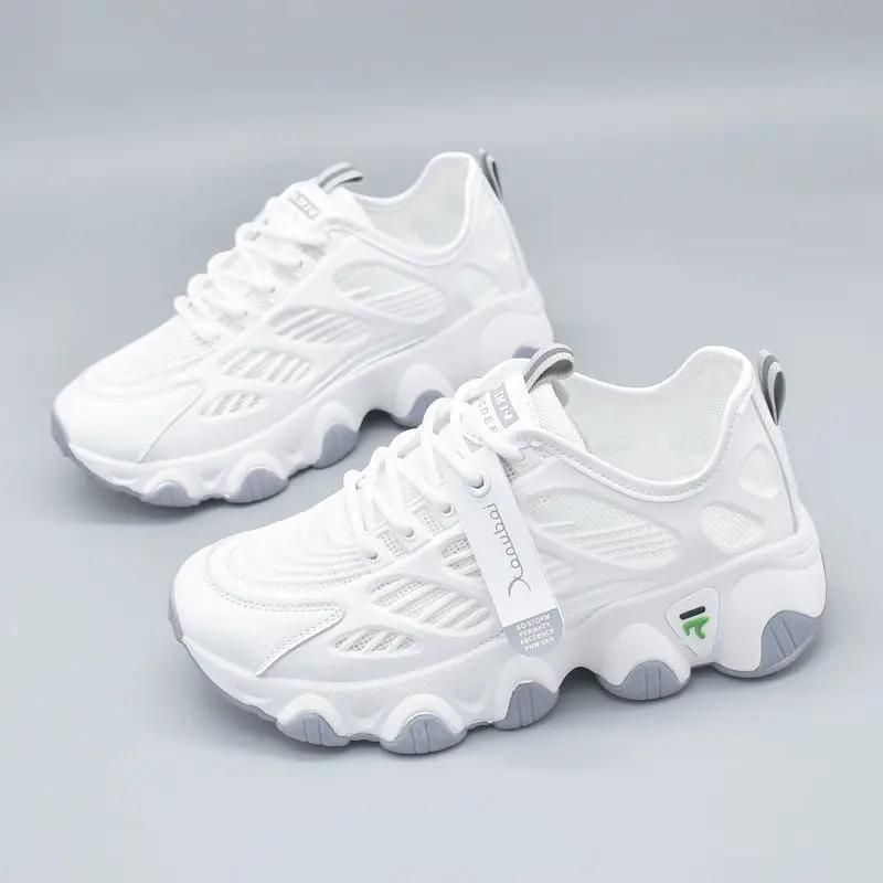 Fashion Fashion 2025 Summer Mesh Breathable Women's Shoes Comfortable and Elegant Vulcanized Shoe Light Walking Casual Ladies Footwear