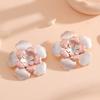 New Accessories Fashion Light Luxury Flower Earrings Premium Earrings Multi-layer Petal Ear Accessories Stud Earrings