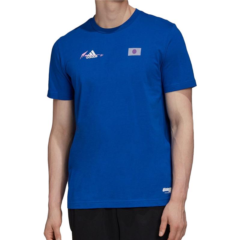 Adidas Soccer Jerseys Men's Blue Moderate Straight Fit FQ7637