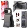 Для Google Pixel 9/Google Pixel 9 Pro/Google Pixel 10 Чохол Текстура Тканини Шкіра + ПК + ТПУ Блокування RFID Чохол для Телефона з Тримачем для Карт