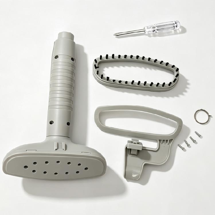 ABS Garment Steamer Maintenance Head Set with Replacement Steam Head, Clip, Fastening Piece and Screws, Routine Clothing Care Accessory for Dress and