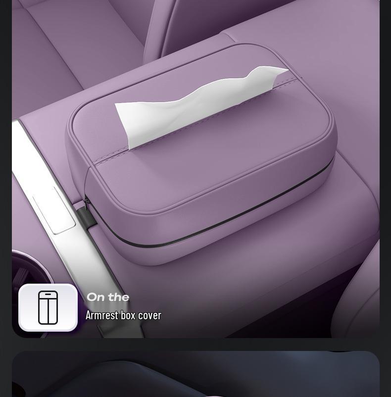 Xiaopeng P7 Tissue Box: Seat Armrest Accessory for Car Interior Decoration