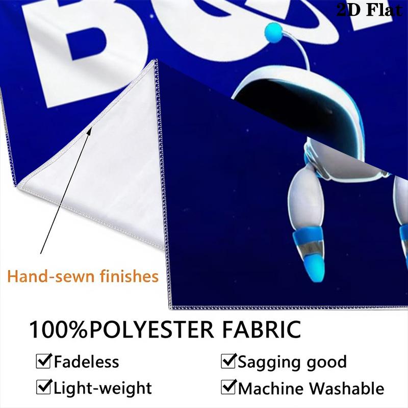 ASTRO BOT Wall Tapestry Aesthetic Wall Hanging Printed Fabric Blanket Decorative Tapestries for Bedroom Living Room Home Decor
