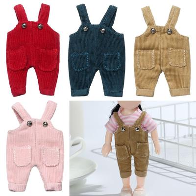 Casual Wears Doll Trousers Clothes Accessories Doll Overalls Fashion Overalls Clothes Casual Pants