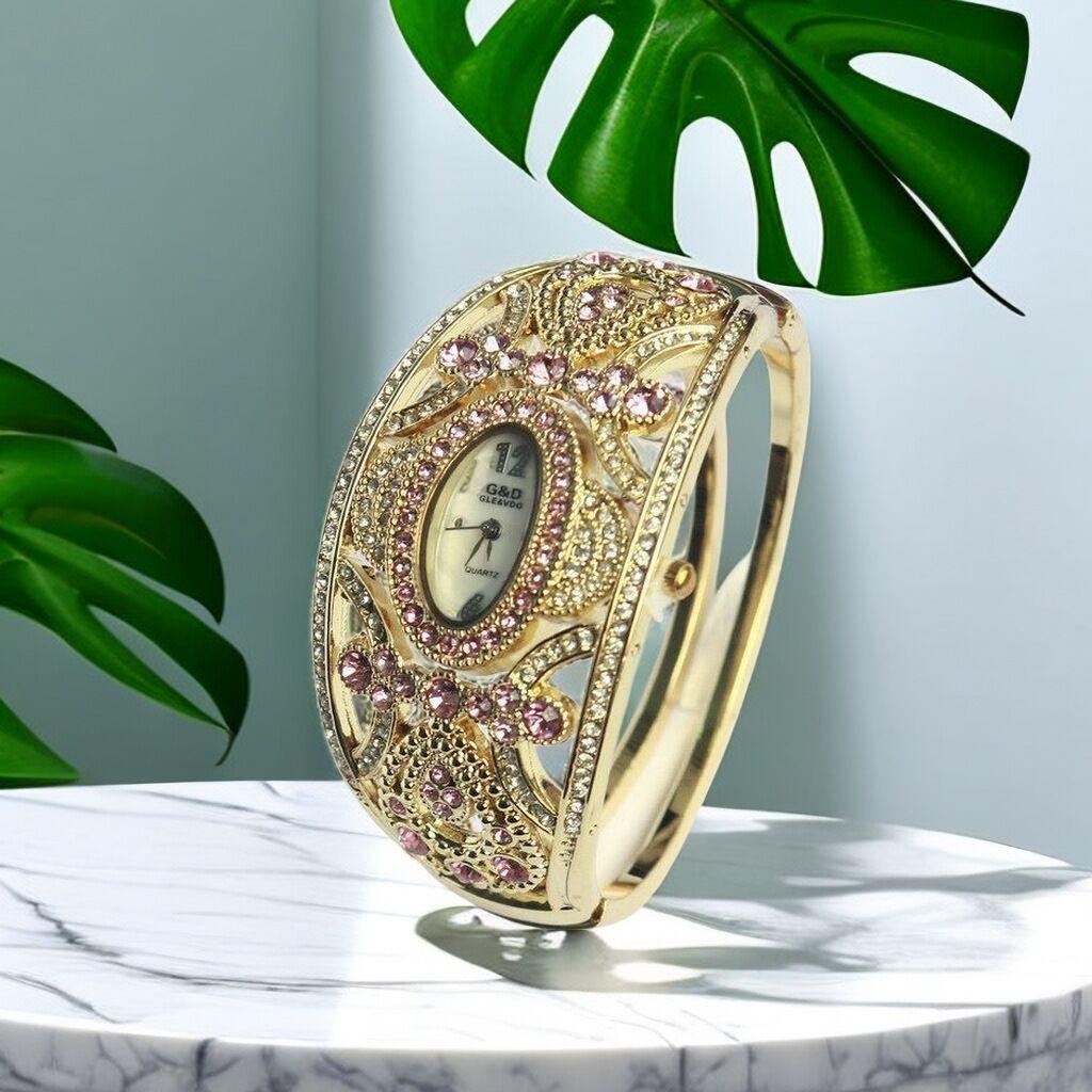 

Женские роскошные брендовые повседневные модные часы из нержавеющей стали, кварцевые наручные часы для женщин, часы