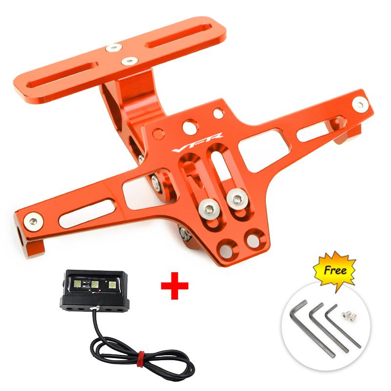 Pentru HONDA VFR 800 1200x VFR750 VFR800X VFR800F Motocicletă Reglabil Spate Coadă Curată Suport Placă de Înmatriculare Suport Lumină LED
