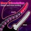 Long Anal Plug Dildo Anal Beads Sex Toy With Suction Cup Soft Silicone Butt Plug Stimulation Monster Dildo Penis Female Male Adult Sex Products