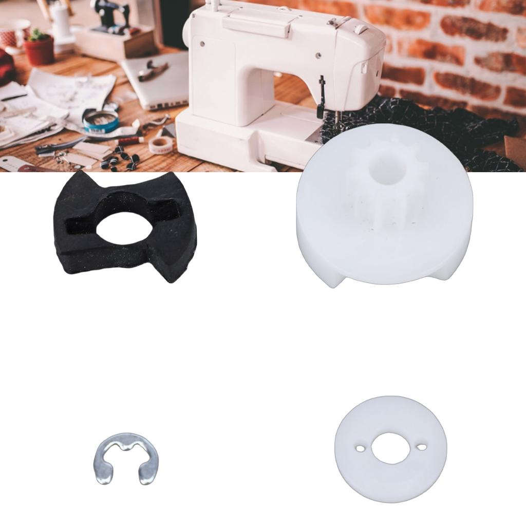 Sewing Machine Motor Belt Pulley Replacement for   3333 3337 3342 M3220 3321 3323 3327A Sewing Machine 9 Teeth Motor Belt Pulley Kit