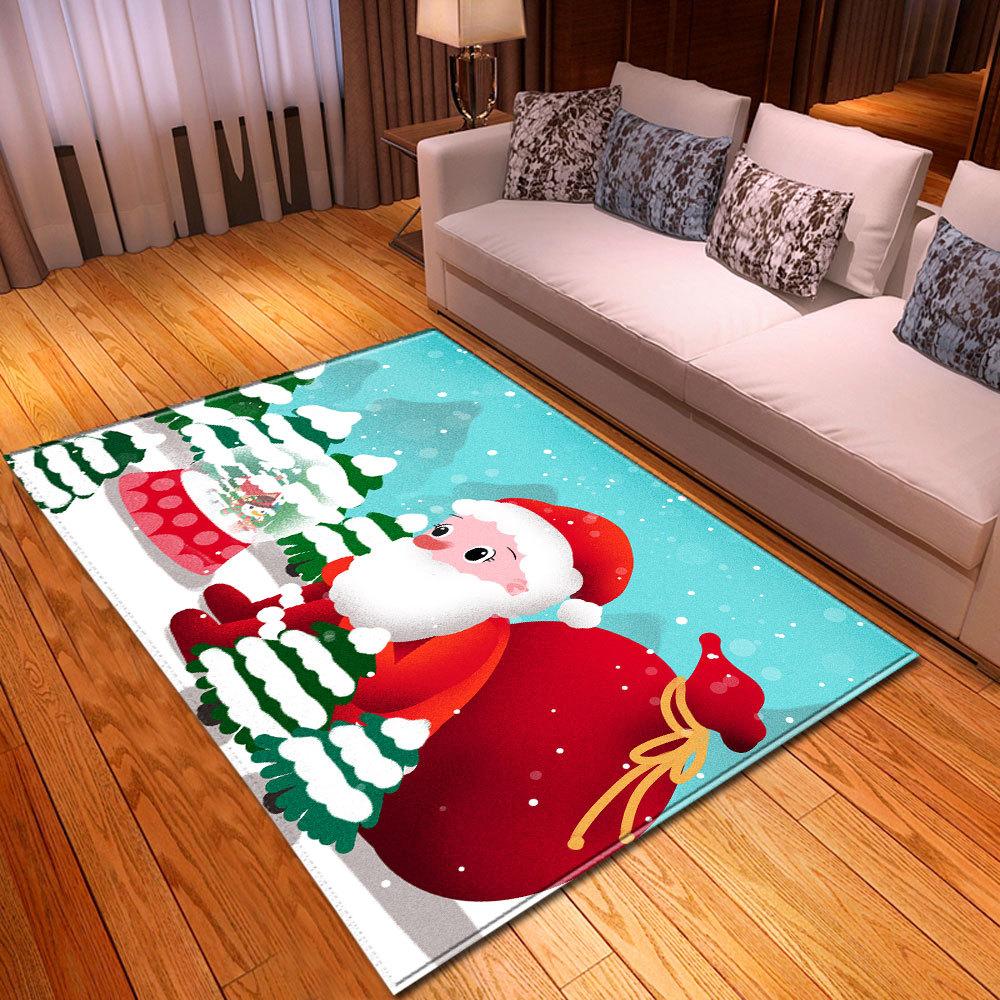 Christmas Living Room Floor Mat Bedroom Dining Room Carpet Carpet Doormat
