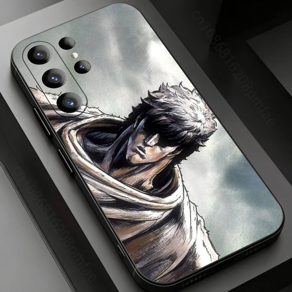 Anime Fist of the North Star Phone case for Samsung Galaxy S24,25,26,23 22,21,S20 Plus Ultra FE soft fundas cases
