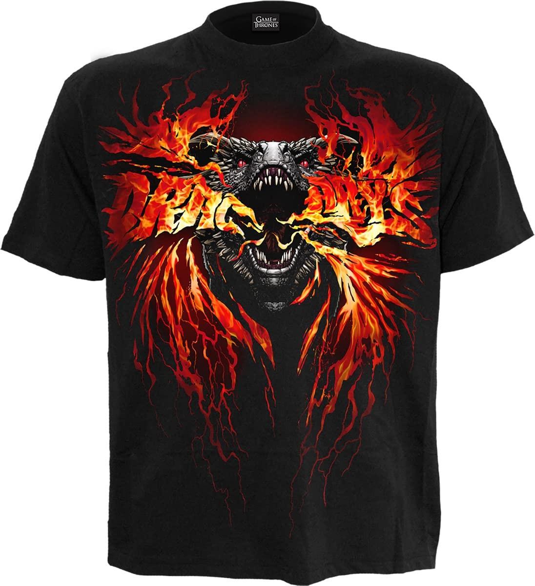 HBO Game of Thrones Dracarys T-Shirt Black S Black L