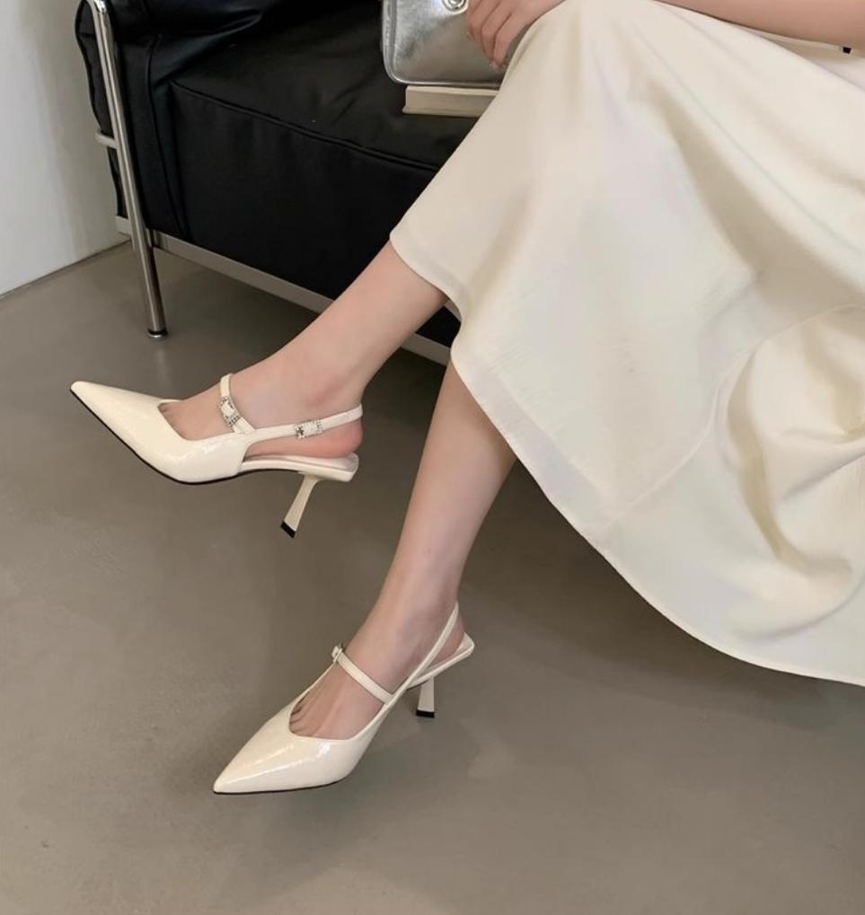 Sexy Thin Heels Party Women's Pumps 2025 Summer Women Shoes Pointed Toe Fashion High Heel Dresses Shoes Mujer Sandalias