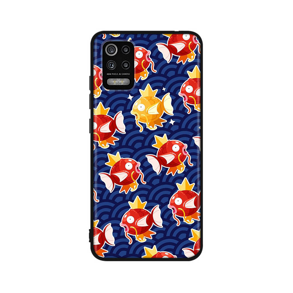 CT57 Pokemon Case for iPhone 16 15 Plus 14 13 12 11 Pro 8 7 6S 6 SE 5S X XR XS Max Realme C30 C33 C31 9I Huawei P30 Black Sofe Cover