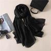 Head Wrap Women Plain Scarf Linen Plus Size Hijab New Female Sunscreen Shawl