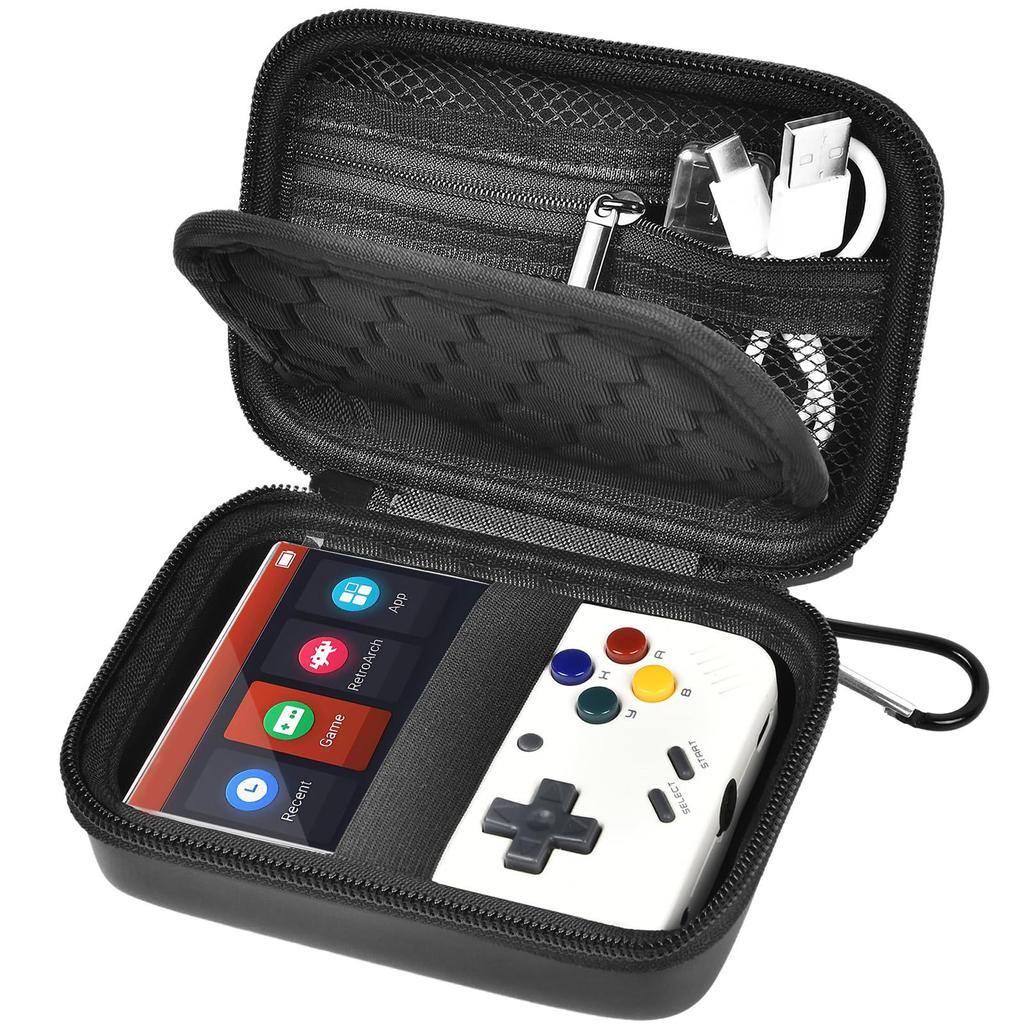 Carrying Case for MIYOO Mini Plus EVA Carrying Case for Game Player Lightweight Waterproof Full Protections