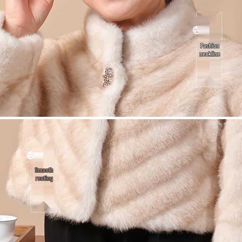 YUZHAOLIN Women's Faux Fur Winter Coat