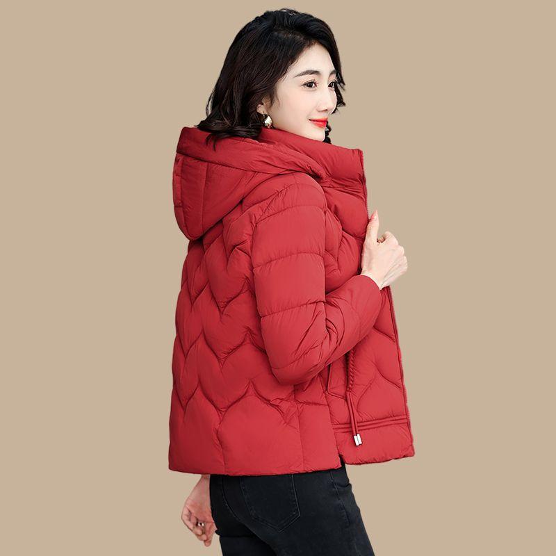 Stilvoller kurzer Winter-Daunenbaumwollmantel für Damen, bequem und warm, perfekt für die Herbst- und Wintersaison