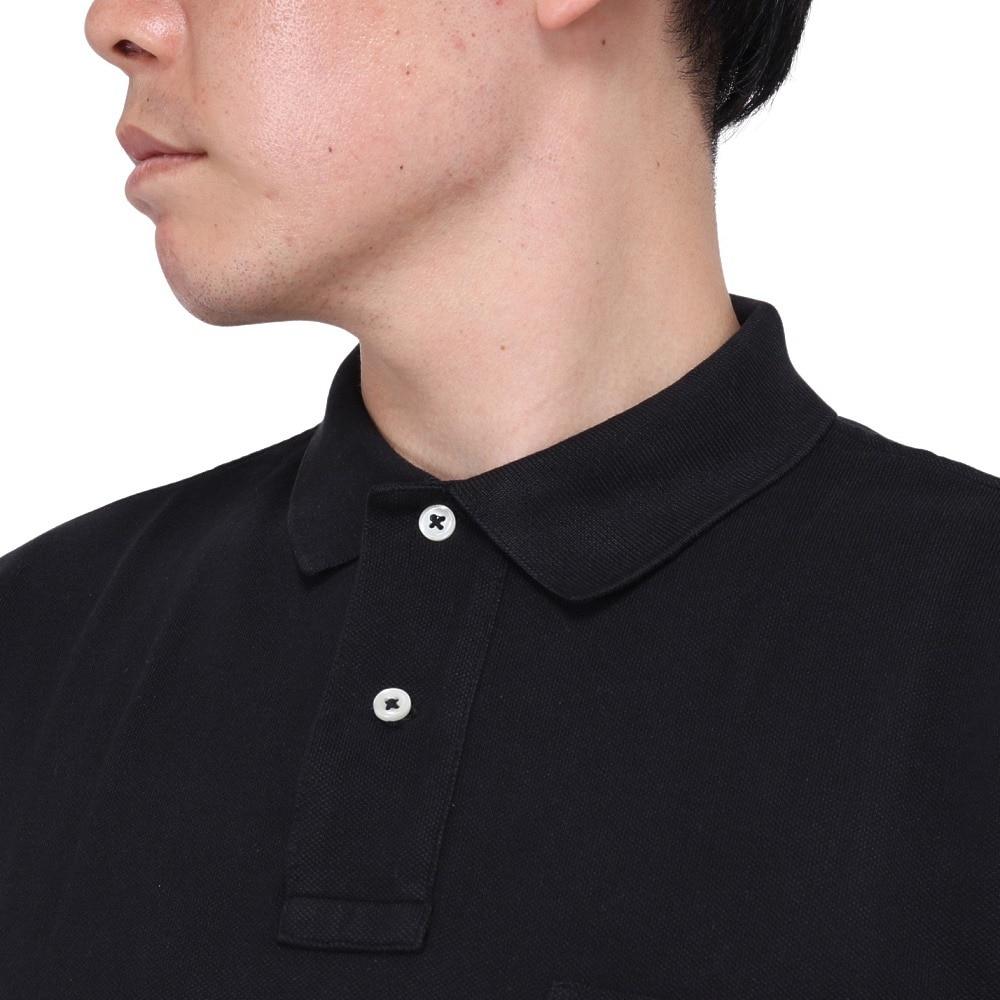 Polo Ralph Lauren Einfarbiges Design mit Tasche Kurzarm Poloshirt Herren Oberteile Schwarz MNPOKNI1N822399-001