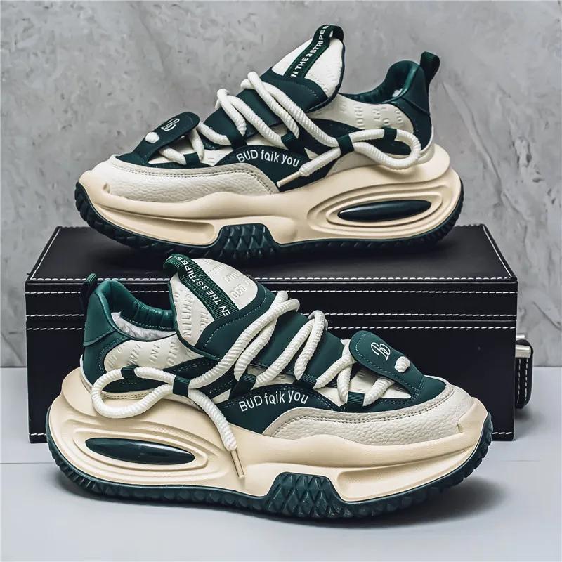 

Кроссовки мужские дизайнерские спортивные туфли модные повседневные из микрофибры кожа дышащие высокие туфли на плоской платформе для сноуборда 39