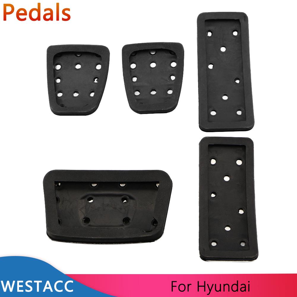 Auto Pedale Gaspedal Gas Bremse Kupplung Rest Pedal Abdeckung für Hyundai Ix25 Creta Accent Verna Solaris für Kia K2 rio Soul