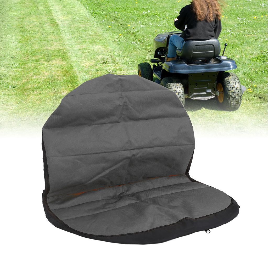 Lawn Mower Seat Cover Protective Soft Anti Slip Versatile Polyester Mower Seat Cushion Cover for Tractor