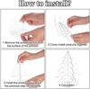 Acrylic Earrings Organizer Christmas Tree Earring Stand Jewelry Presentation Rack Ear Rings Holder for Women Girls