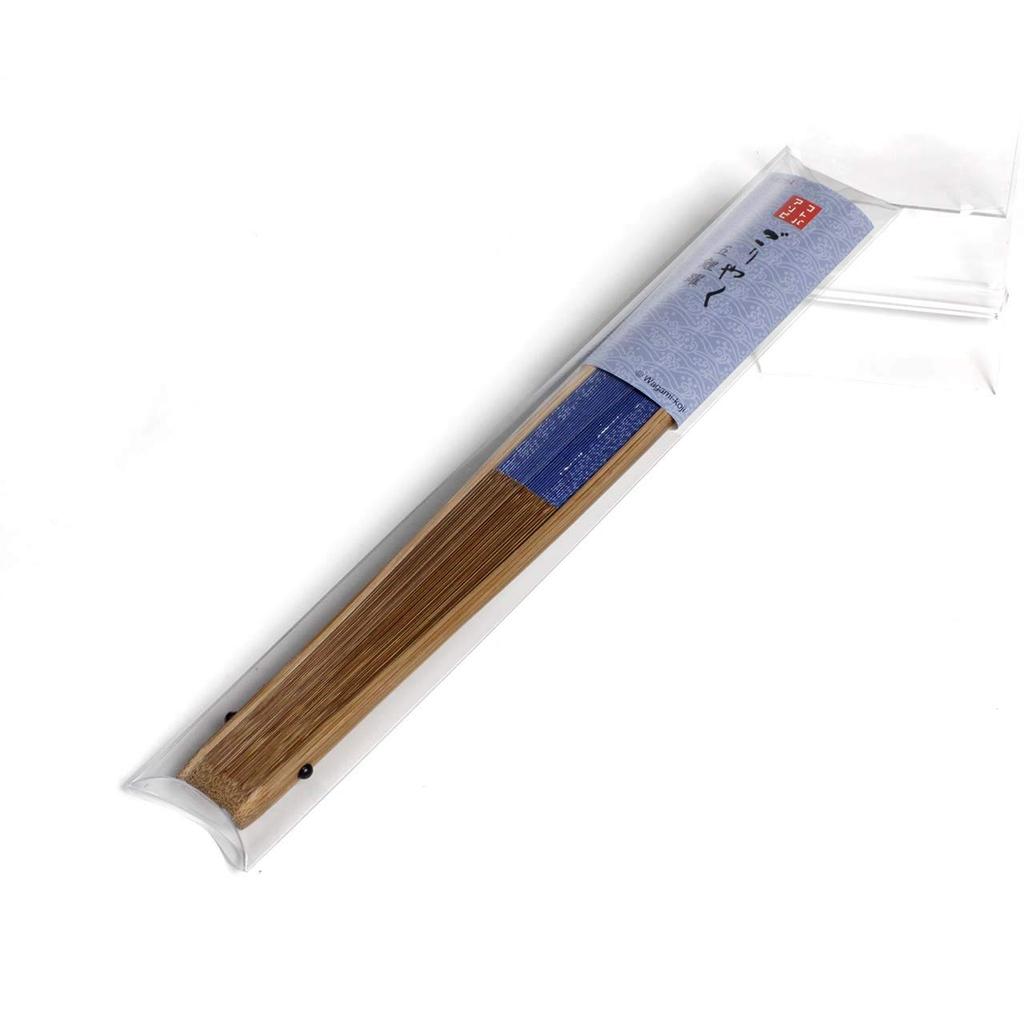 Taniguchi Folding Fan Lucky Charm Fan Leaping Packed with Auspicious The Subdued Colors Make It Suitable for Everyday Matsuo-do [Wagami Koji] - (Five