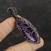 Tree Of Life Star Amethyst Pendant Copper Wire Wrapped Jewelry Genuine Gemstone Pendant Handmade Jewelry Copper Wire Pendant Gift For Friend
