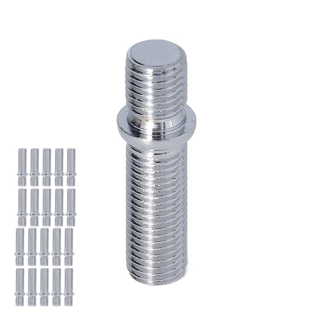 20 Stück Rad-Umrüstbolzen 50 mm Länge 33 mm Schaft Radschrauben-Adapter Ersatz für