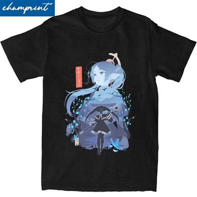 T-shirt Frieren Silhouette Journeys End Homme Femme Nouveauté Coton T-shirt Col Rond Manches Courtes T-shirts Idée Cadeau Vêtements