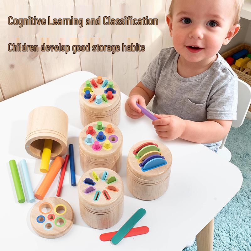 Montessori Color & Shape Sorting Cognitive Toy for Kids
