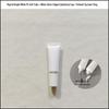 In Stock 10g Eye Cream Empty Tube - Milky White Refillable Skincare Cosmetics Packaging 