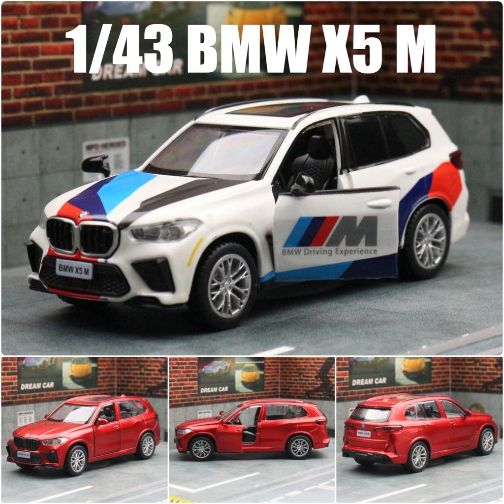 1/43 BMW X5 M Spielzeugautomodell für Kinder CCA Welly Sport SUV Miniatur Freilauf Pullback Druckgusslegierung Sammlung Geschenk Jungen