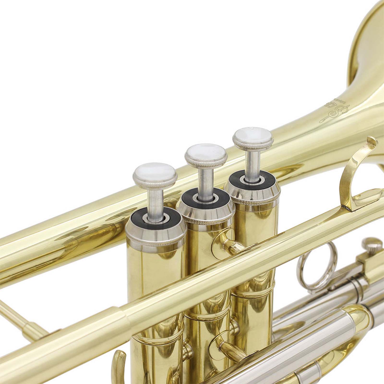 

SLADE Professional Bb Flat Cornet Brass Instrument with Carrying Case Gloves Cleaning Cloth Brushes