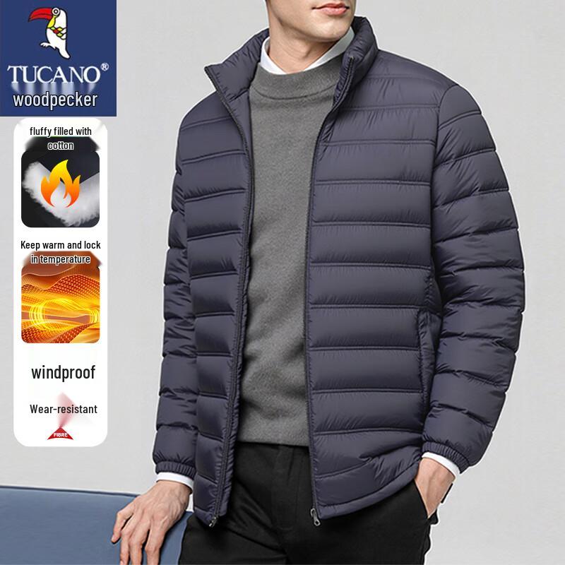 TUCANO Men's Autumn/Winter Fleece-Lined Padded Jacket