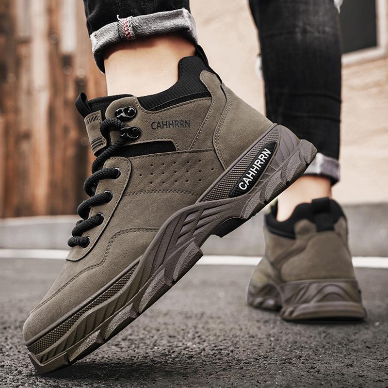 Fashion CYYTL Mens Boots Casual Shoes Winter Cowboy Combat Tactical Motorcycle Chelsea Ankle Work Leather Outdoor Hiking Designer Luxury