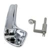 Aluminum Plated Plastic Stainless Interior Door Handle For Opel Corsa D 2006-2014 13297814 13297813 Left Right Doors