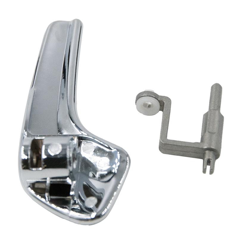 Aluminum Plated Plastic Stainless Interior Door Handle For Opel Corsa D 2006-2014 13297814 13297813 Left Right Doors