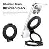 Universal Magnetic Phone Ring Holder With 360 Degree Rotation And Folding Design For Handsfree Video Viewing