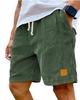 Men's Retro Corduroy Casual Shorts Men Fashion Solid Sweatpants Harajuku Corduroy Short Pants New Men Clothing Roupas