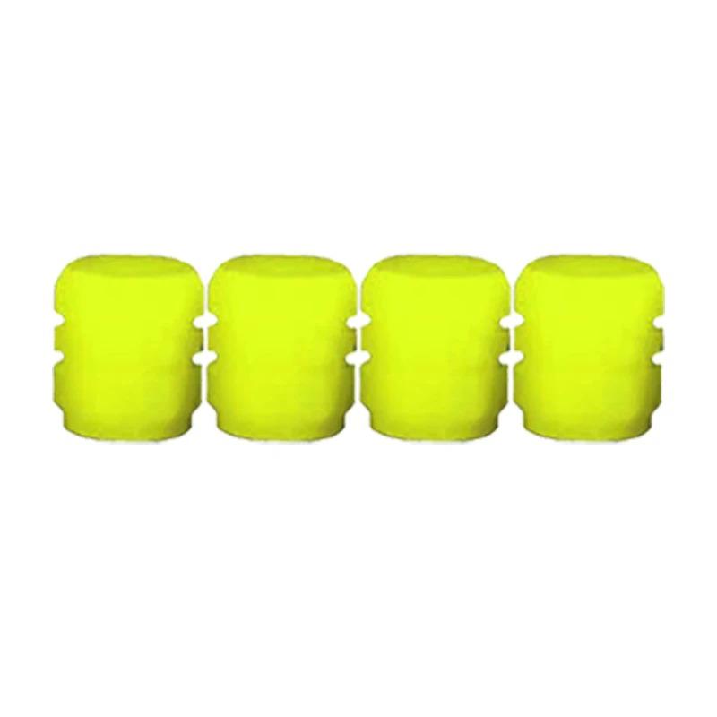 Luminous Valve Caps Fluorescent Green Blue Night Glowing Car Motorcycle Bicycle Wheel Styling Tyre Hub Universal Cap Decor 4Pcs