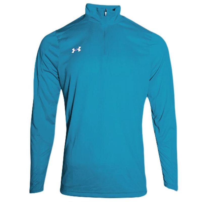 Under Armour Solid Color Zip Neck Long Sleeve Loose Fit Sweatshirt Men sweatshirt 1293901-722 S