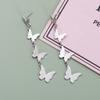 Korean Style Butterfly Tassel Earrings – High-End Christmas Jewelry for Women