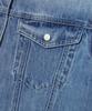 Dist Nine Crop Denim Short Sleeve Shirt Light Indigo (Lp2Yf337-062)