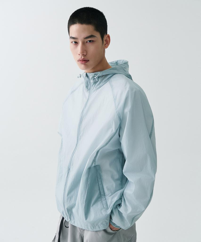 Musinsa Standard [City Leisure] Sheer Windbreaker Jacket [Cloudy Blue]