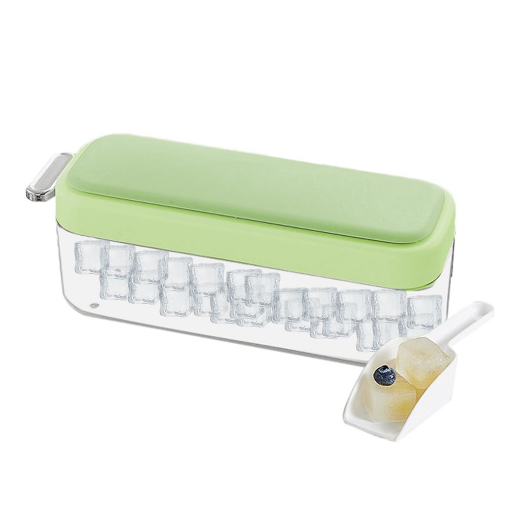 

Ice Blocks Molds & Trays With Storage Easy Release Leak-Proof Lid Quick Freezing Ice Mold Space-Saving Washable Non-Stick