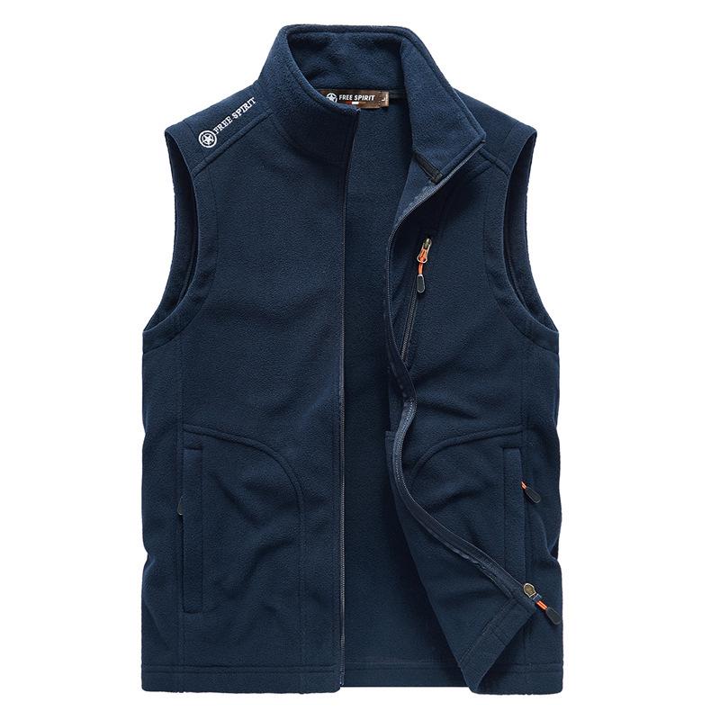 Men's Polar Fleece Outdoor Vest Jacket 2166
