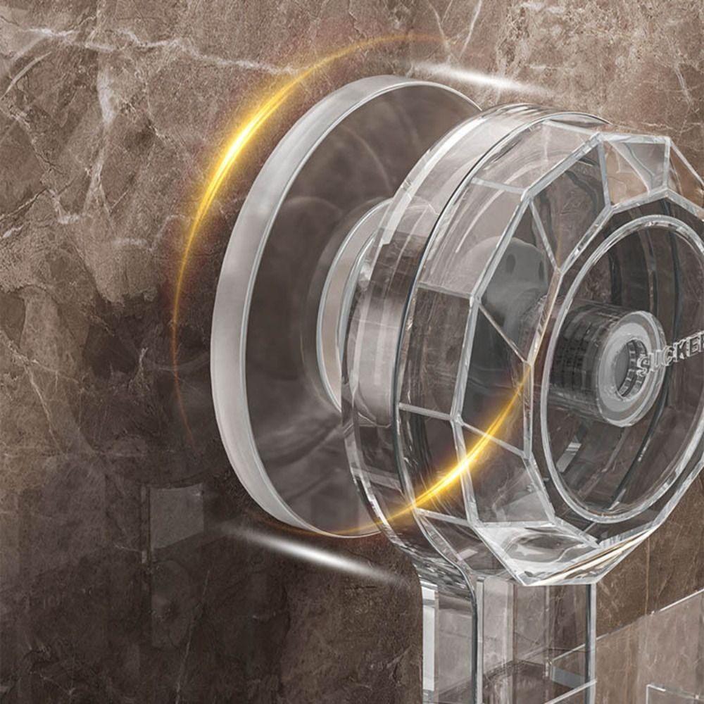 Wall Mounted Broom Mop Holder Plastic Grip Broom Organizer Durable Mop Storage Rack  Bathroom