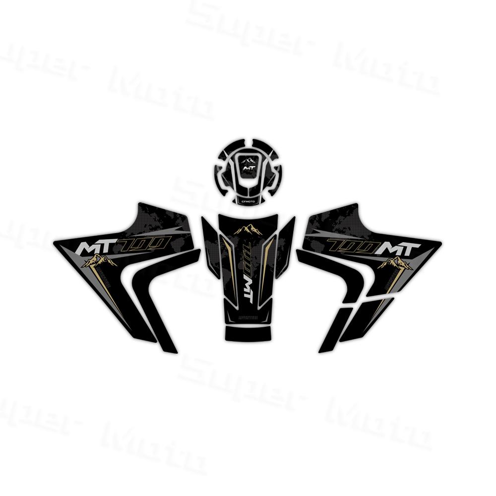 For 700mt 700MT MT 700 2023 2024 2025 Motorcycle Frosted Fuel Tank Side Pad Gas Cap Stickers Protection Decals Waterproof